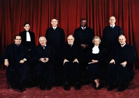 us supreme court justices cast